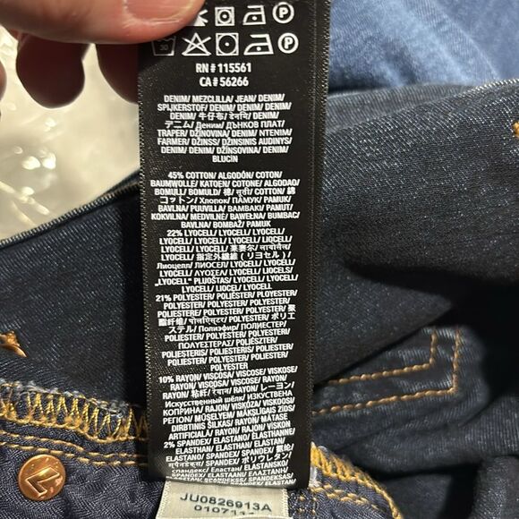 7 For All Mankind | Women’s The High Rise Ankle Skinny Denim Blue Jeans - Picture 16 of 16